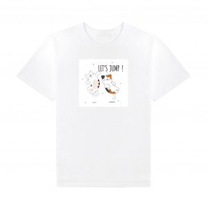 Happy Cats Saying Let's Jump T-Shirts