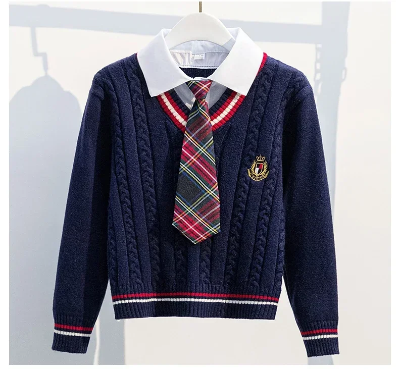 2024 Kids Clothes Autumn for Girls School Uniform Twinset Kids School Look Girl Clothes Junior Girl Clothing School Clothes - Image 5